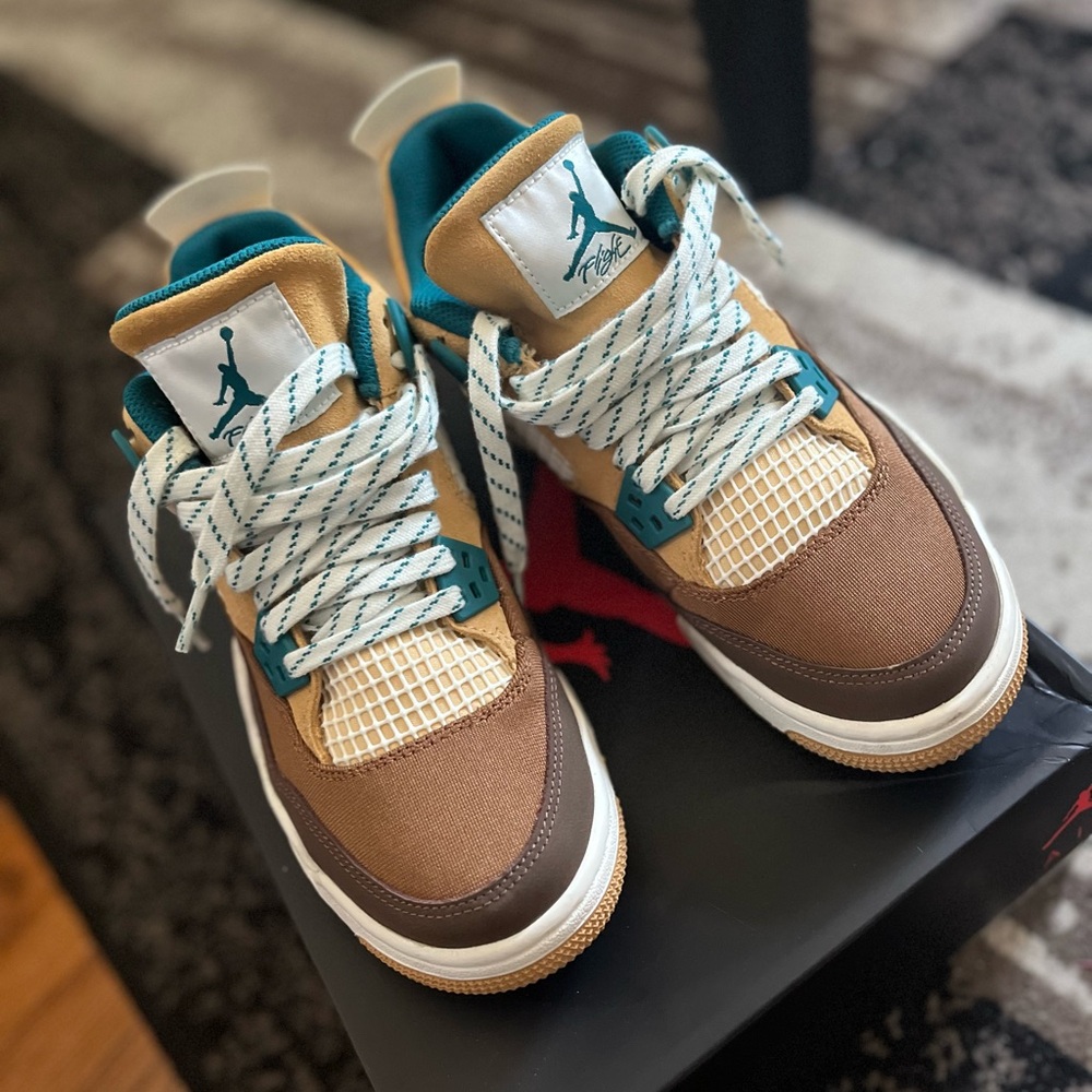 Jordan Kids Sneakers in Brown and Teal